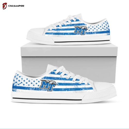 NCAA Mid. Tenn. St. Blue Raiders Low Top Shoes