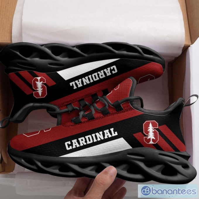 Ncaa Stanford Cardinal Black Red Max Soul Shoes V2