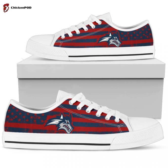 Ncaa Stony Brook Seawolves Low Top Shoes