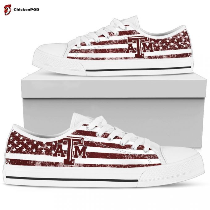 Ncaa Texas A&Amp;Amp;M Aggies Low Top Shoes