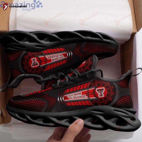 NCAA Texas Tech Red Raiders Black Max Soul Shoes