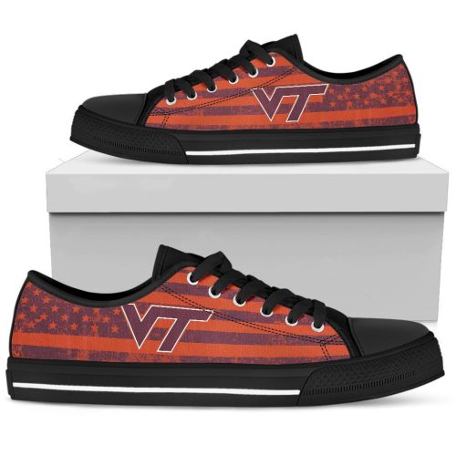 NCAA Virginia Tech Hokies Low Top Shoes