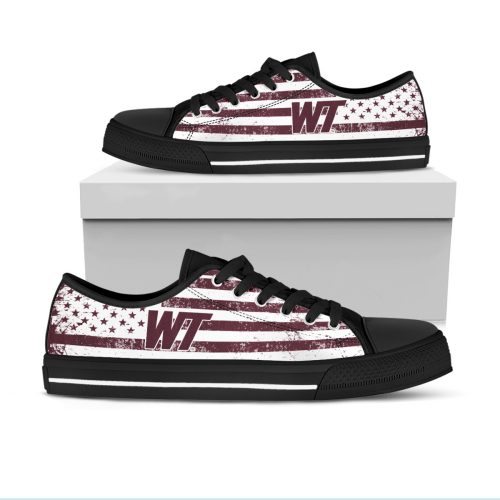 NCAA West Texas A&M Buffaloes Low Top Shoes