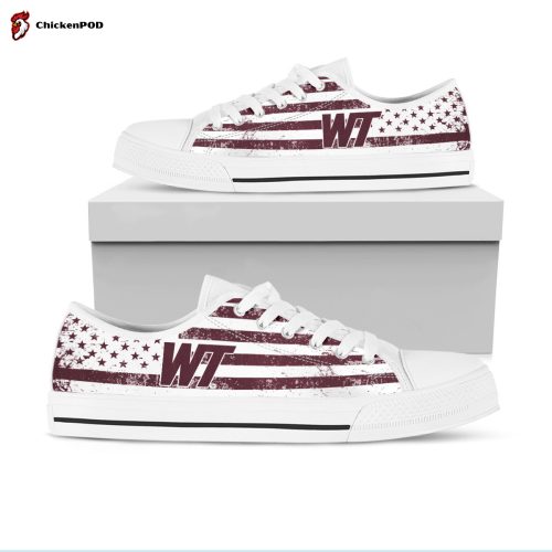 NCAA West Texas A&M Buffaloes Low Top Shoes