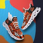 NFL Cincinnati Bengals Orange Black Skull Max Soul Shoes