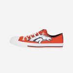 NFL Denver Broncos Orange Low Top Shoes