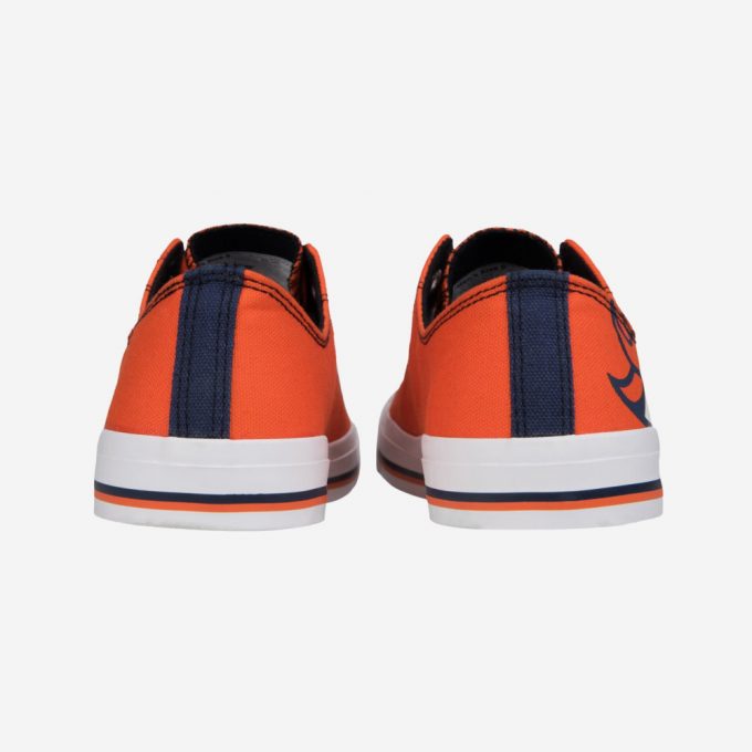 Nfl Denver Broncos Orange Low Top Shoes