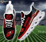 NFL Tampa Bay Buccaneers Red Black Max Soul Shoes