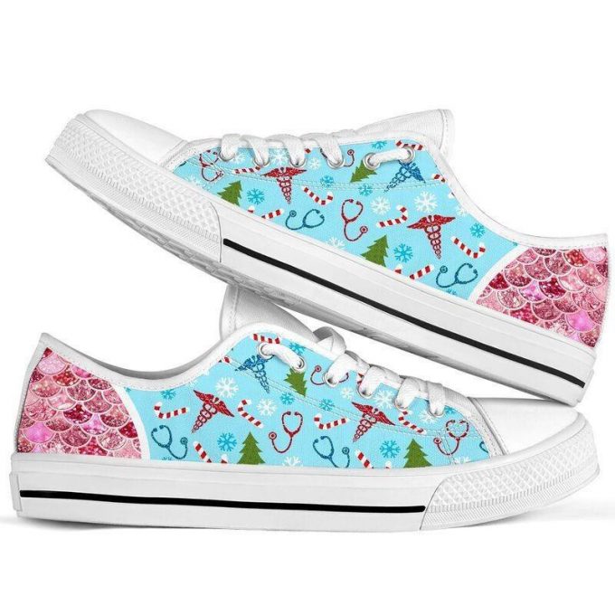 Nurse Funny Pattern Low Top Shoes Gift For Men Women