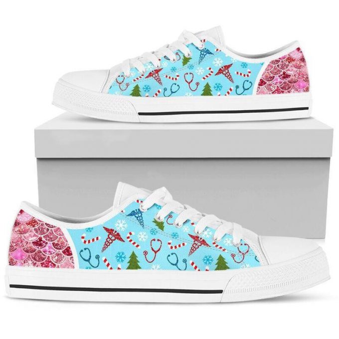 Nurse Funny Pattern Low Top Shoes Gift For Men Women