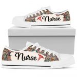 Nurse  Low Top Shoes Gift for Men Women