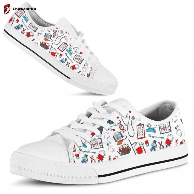 Nurse Low Top Shoes Gift For Men Women