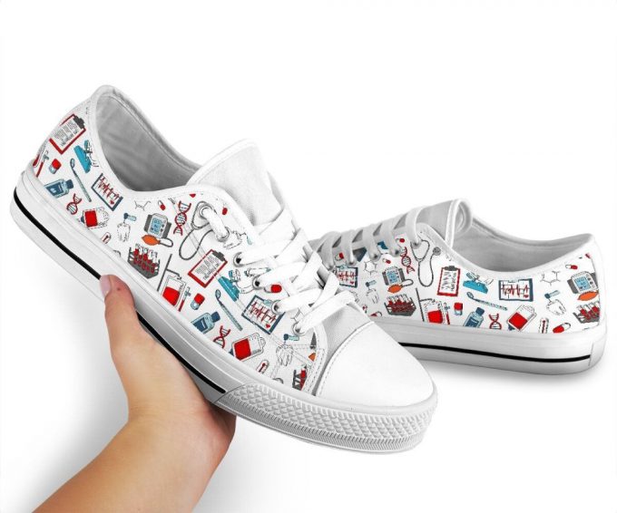 Nurse Low Top Shoes Gift For Men Women