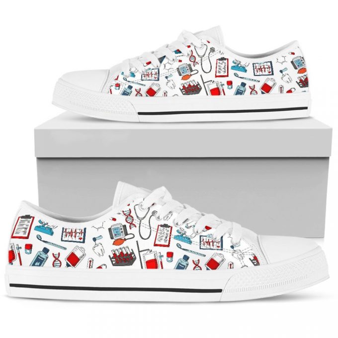 Nurse Low Top Shoes Gift For Men Women