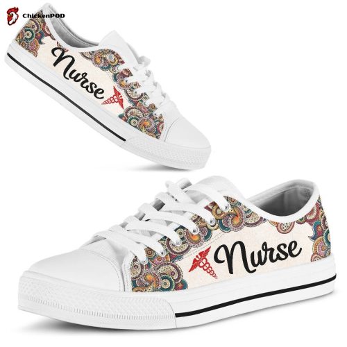 Nurse  Low Top Shoes Gift for Men Women