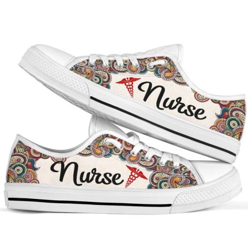 Nurse  Low Top Shoes Gift for Men Women