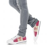 Nurse Pink Texture Low Top Shoes Gift for Men Women