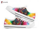 Nurse Tie Dye Flag Low Top Shoes Gift for Men Women