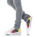 Nurse Tie Dye Flag Low Top Shoes Gift for Men Women