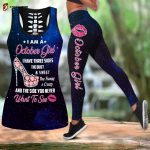 October Girl I Have 3 Sides Combo Tank Top + LeggingLeggings