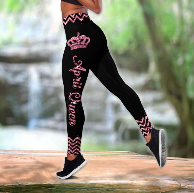 Personalized April Girl Combo Tank Top + Legging