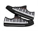 Piano Key Low Top Shoes Gift for Men Women