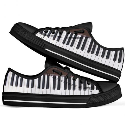 Piano Key Low Top Shoes Gift for Men Women