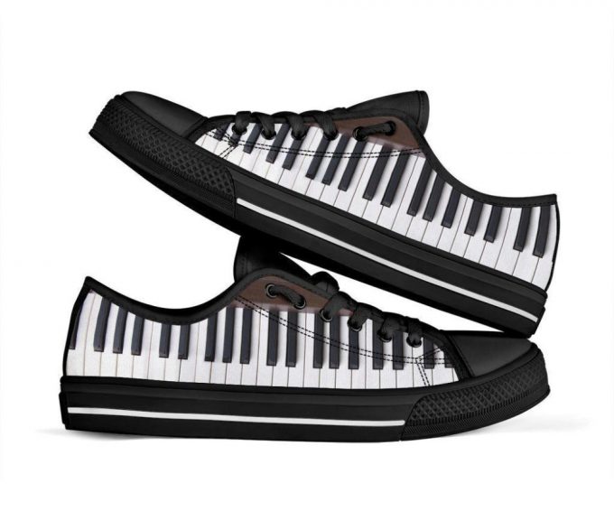 Piano Key Low Top Shoes Gift For Men Women