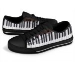 Piano Key Low Top Shoes Gift for Men Women