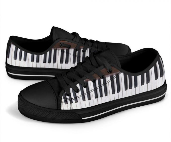 Piano Key Low Top Shoes Gift For Men Women