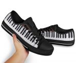 Piano Key Low Top Shoes Gift for Men Women