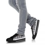 Piano Key Low Top Shoes Gift for Men Women