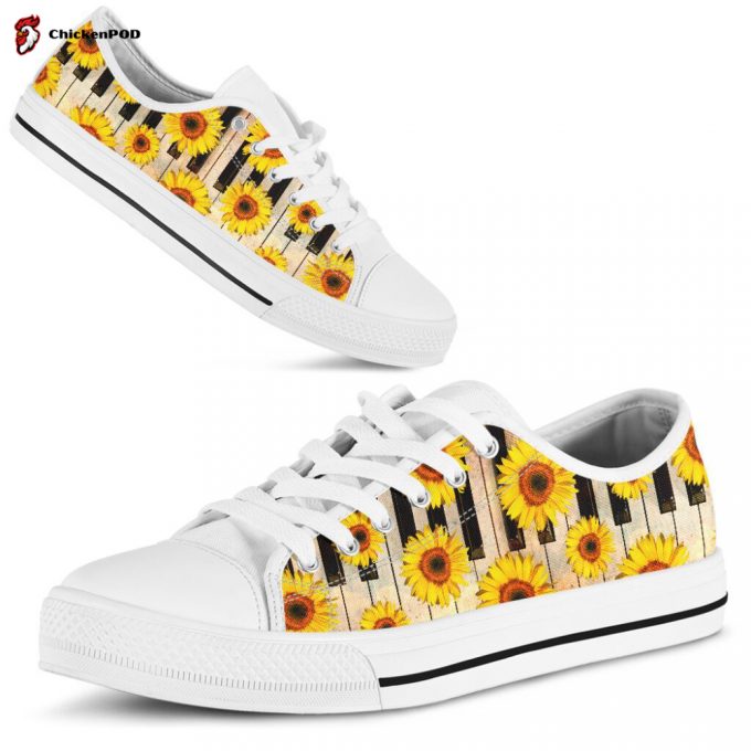 Piano Low Top Shoes Gift For Men Women