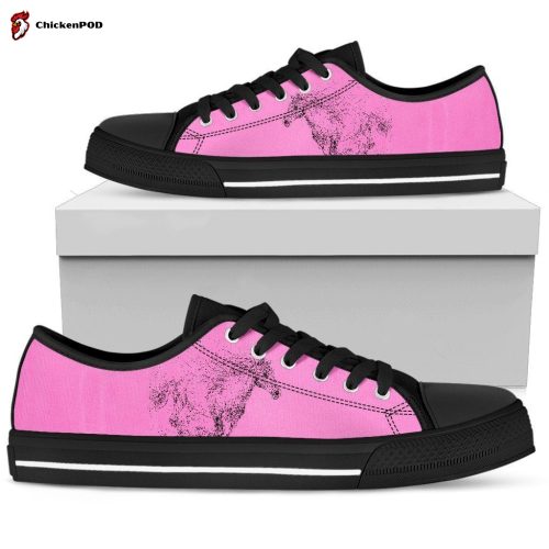 Pink Horse Women’s Low Top Shoes