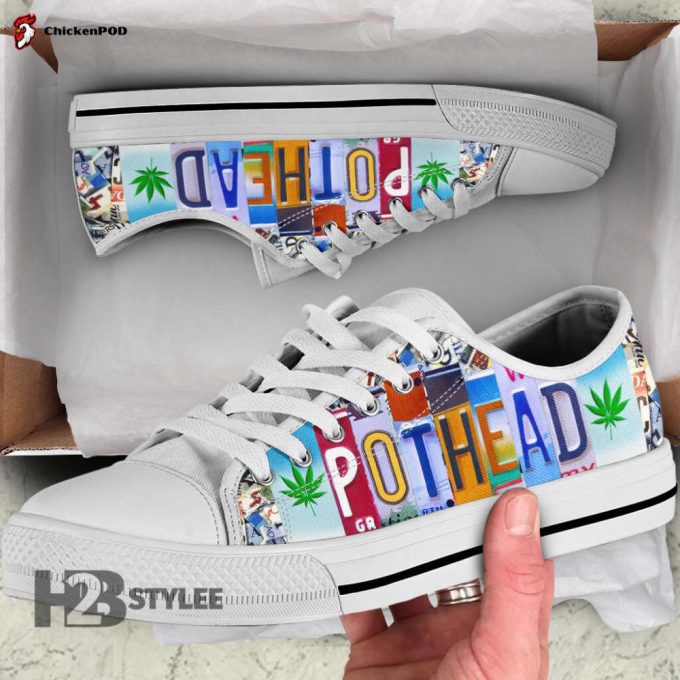 Pothead Low Top Canvas Shoes For Men Women