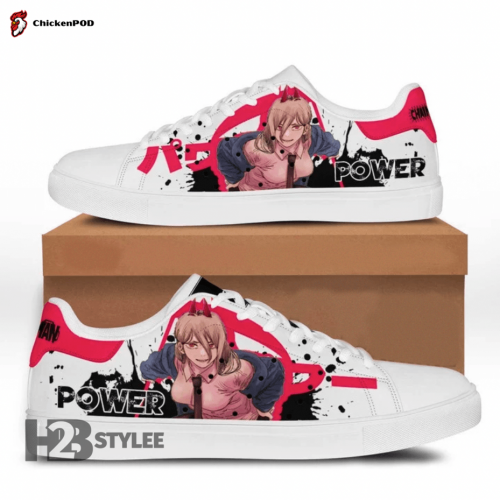 Power Chainsaw Man Anime Manga Low Top Canvas Shoes For Men Women