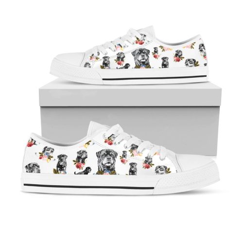 Rottweiler white low top shoes MH0809201