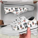 Rottweiler white low top shoes MH0809201