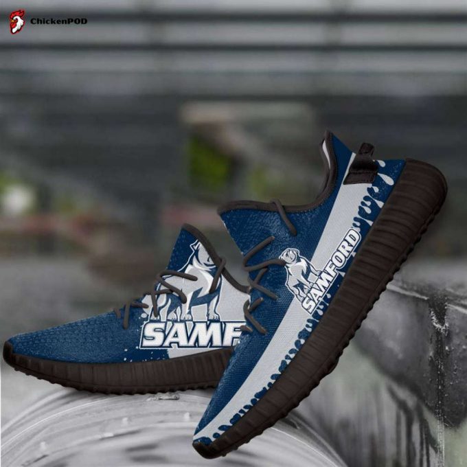 Samford Bulldogs Ncaa Yeezy Sneaker For Fans