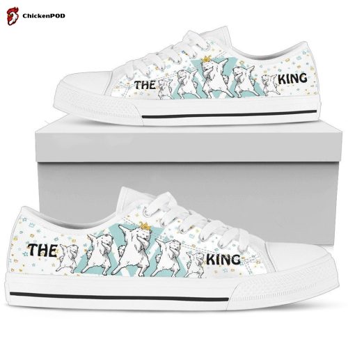 Samoyed Women’s Low Top Shoes