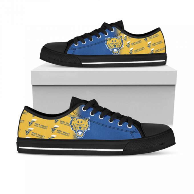 Siac Fort Valley State University Wildcats Low Top Shoes