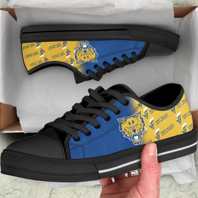 Siac Fort Valley State University Wildcats Low Top Shoes