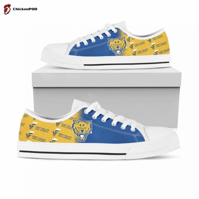 Siac Fort Valley State University Wildcats Low Top Shoes