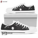 Space Pattern Low Top Canvas Shoes For Men Women