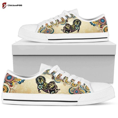 Tibetan spaniel Women’s Low Top Shoes