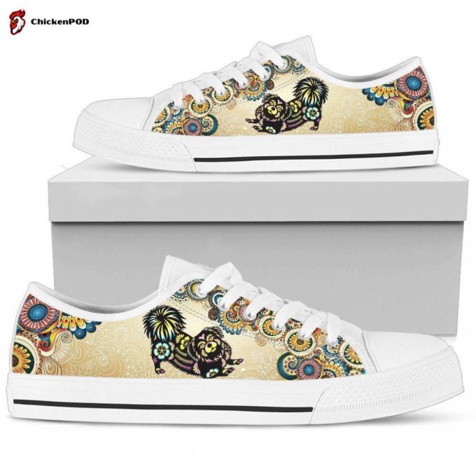 Tibetan Spaniel Women’S Low Top Shoes