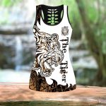 Tiger Brown Tattoo Combo Tank Top + LeggingS