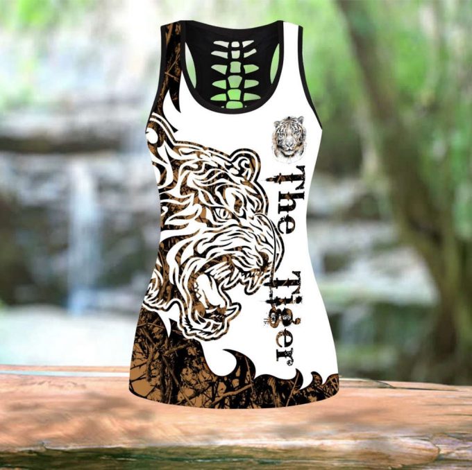 Tiger Brown Tattoo Combo Tank Top + Leggings