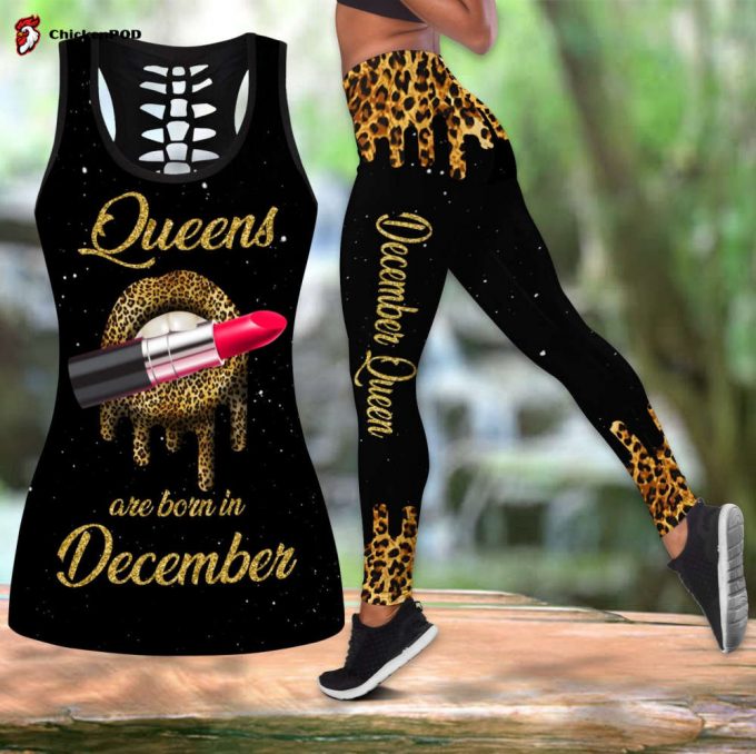 Tmarc Teeare Born In December Combo Tank Top + Legging Dqb