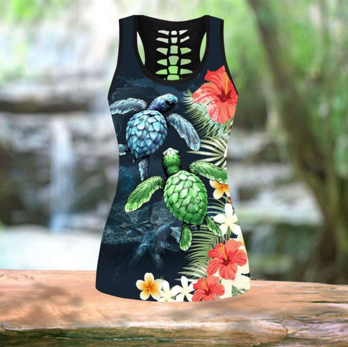 Turtle Hawaii Combo Tank Top + Leggingleggings